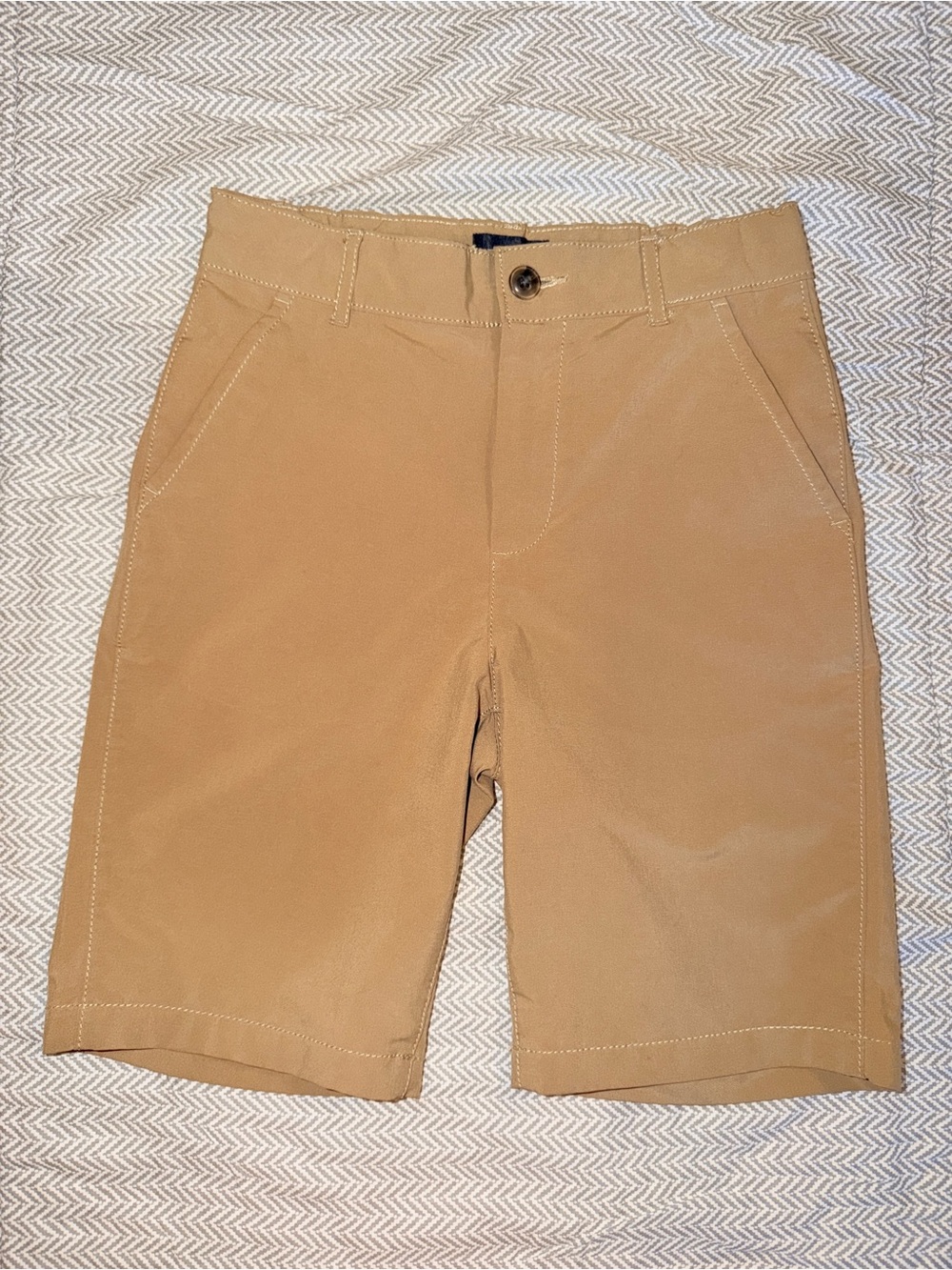 The Children’s Place Boys Khaki Performance Uniform Shorts